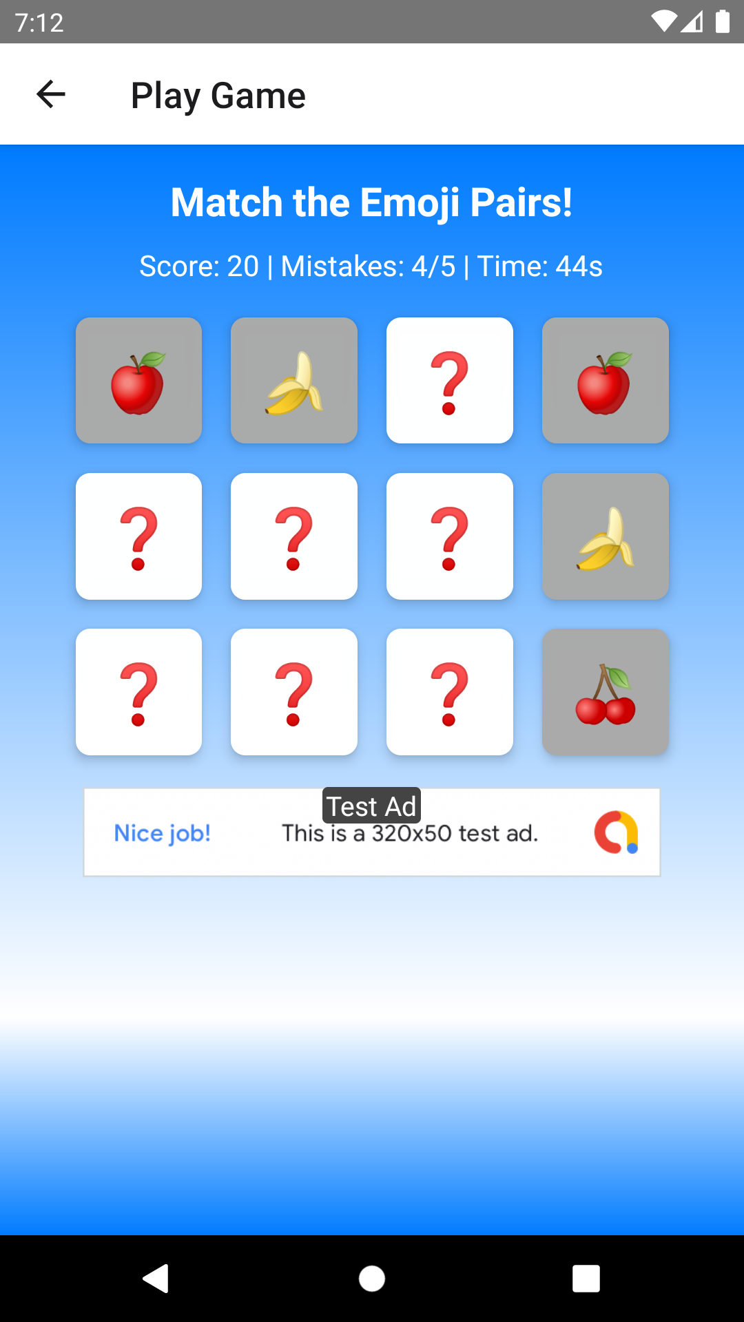 แอปพลิเคชั่นเกมจับคู่อีโมจิ image 3